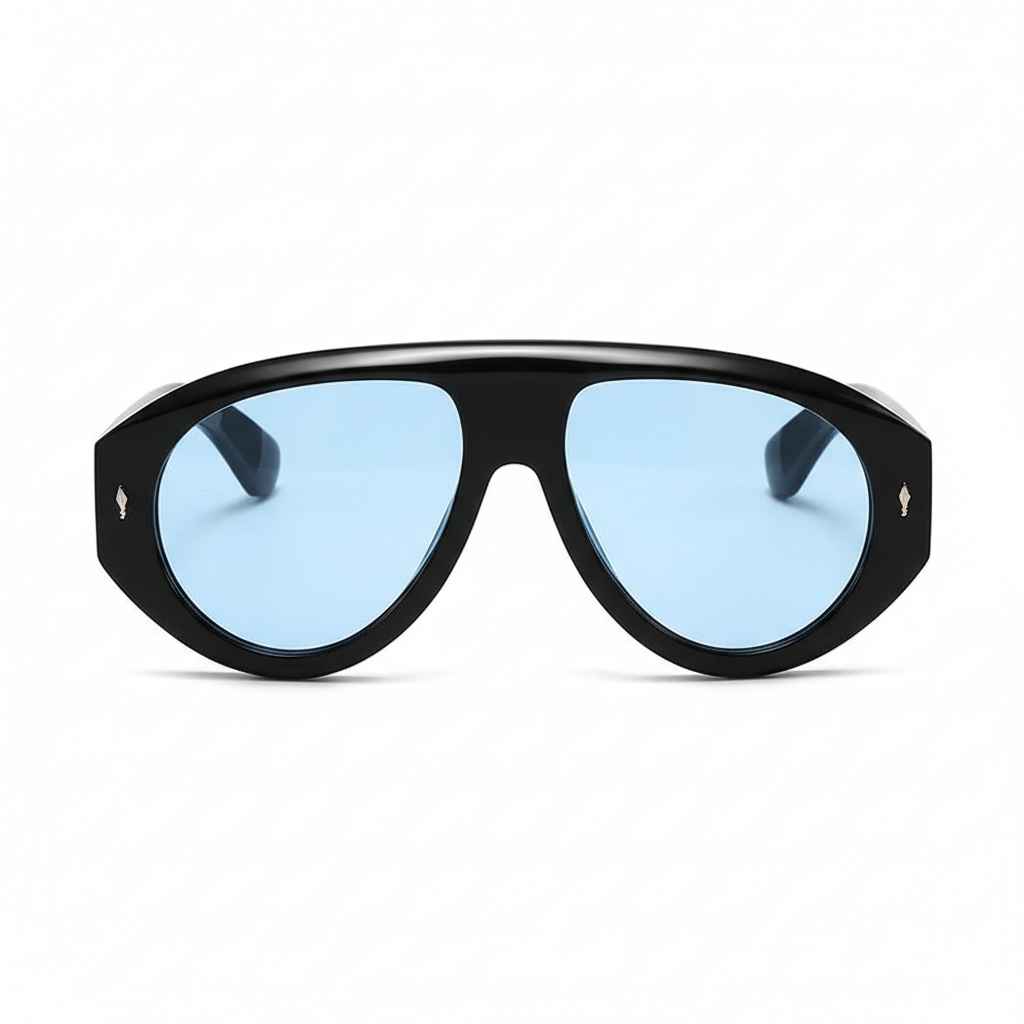 Óculos lentes azuis - vista frontal