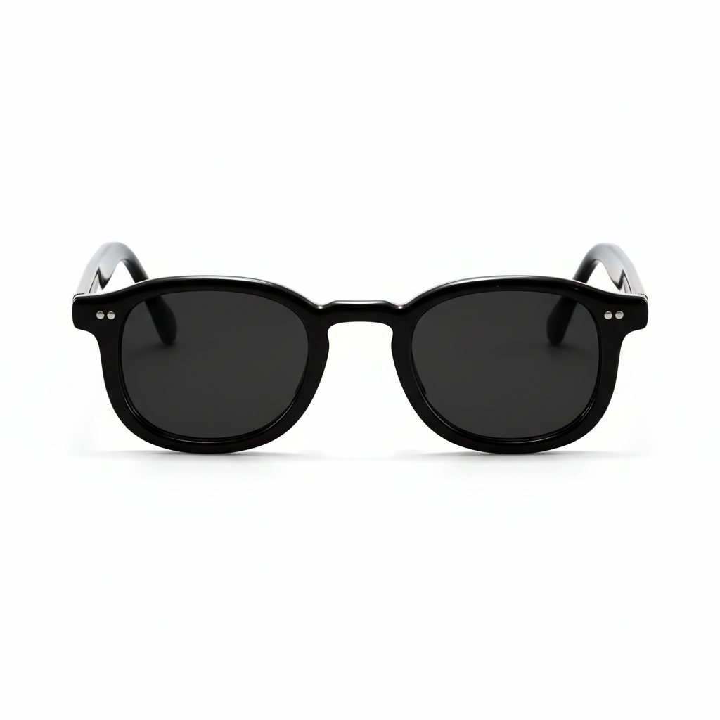 Óculos preto vista frontal