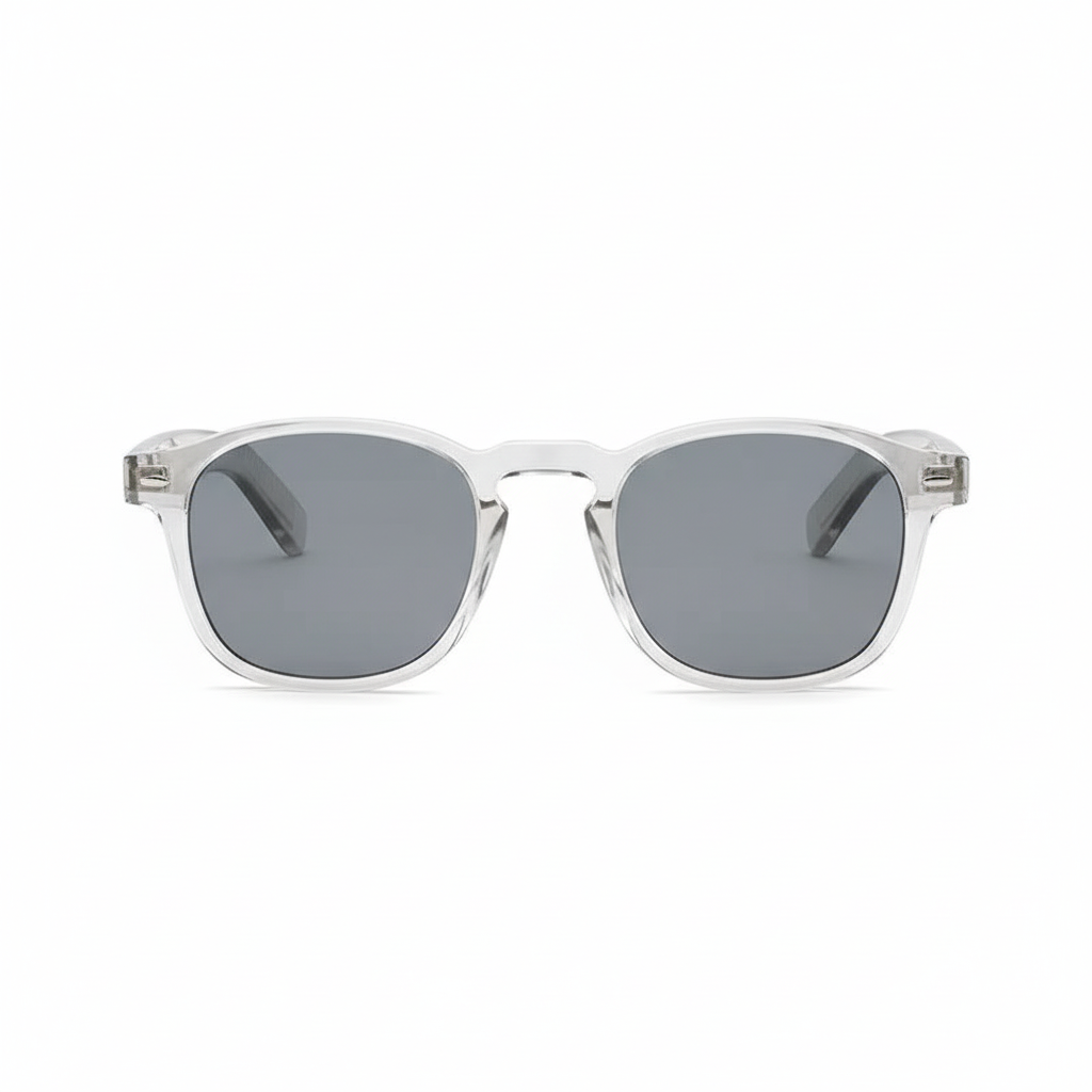 Óculos transparente espelhado - vista frontal