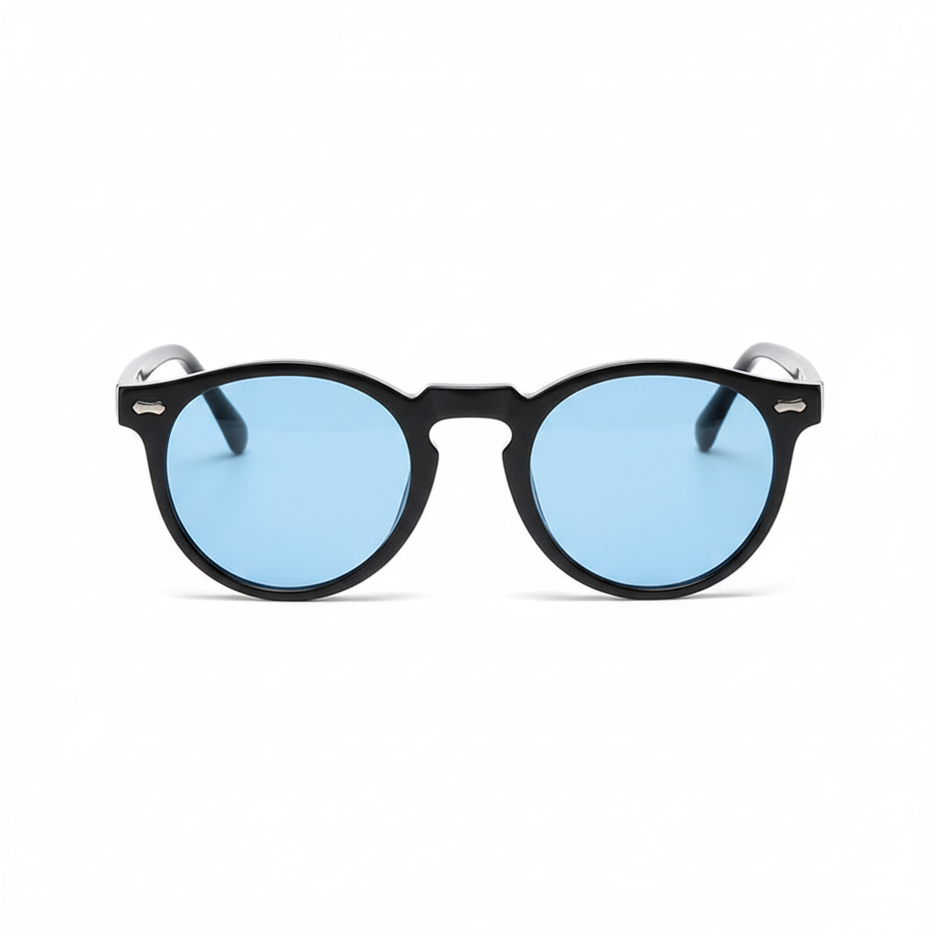 Óculos preto azul - vista frontal