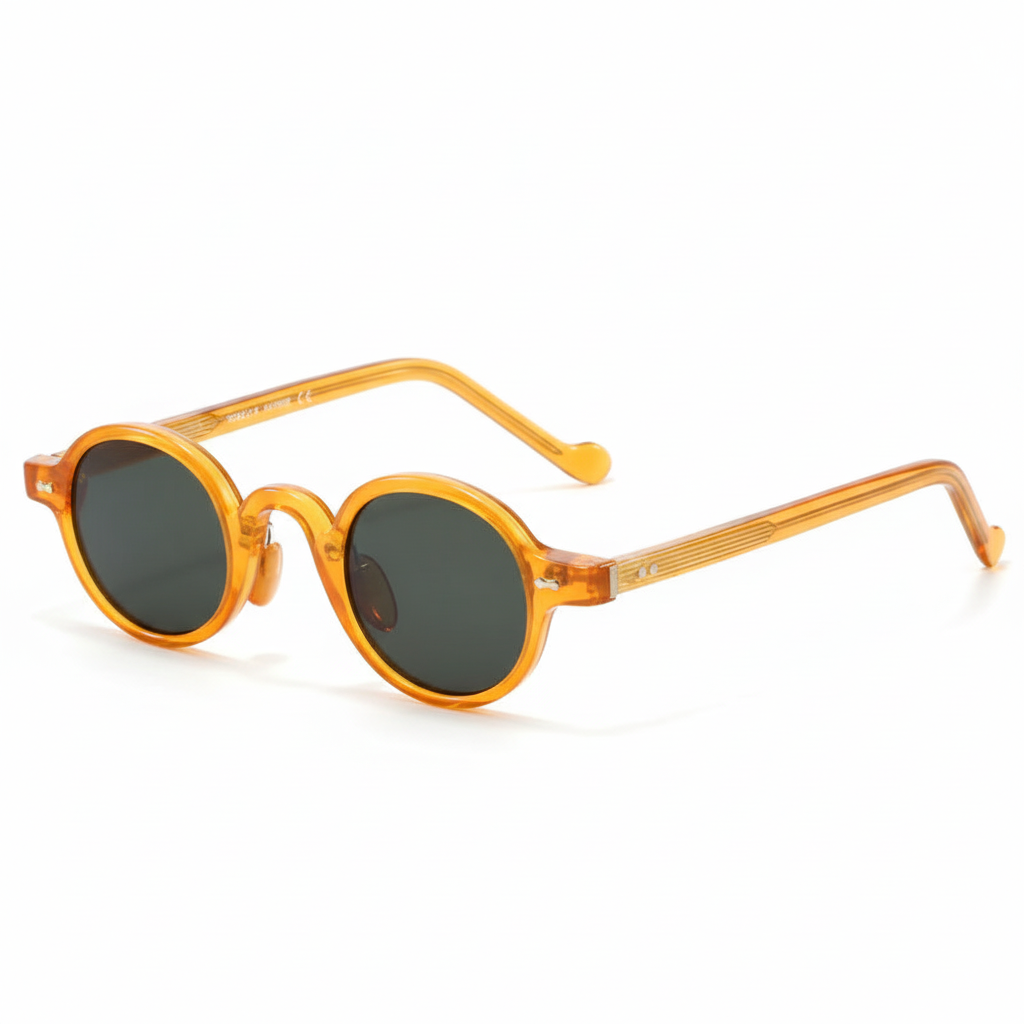 Orange sunglasses - white background